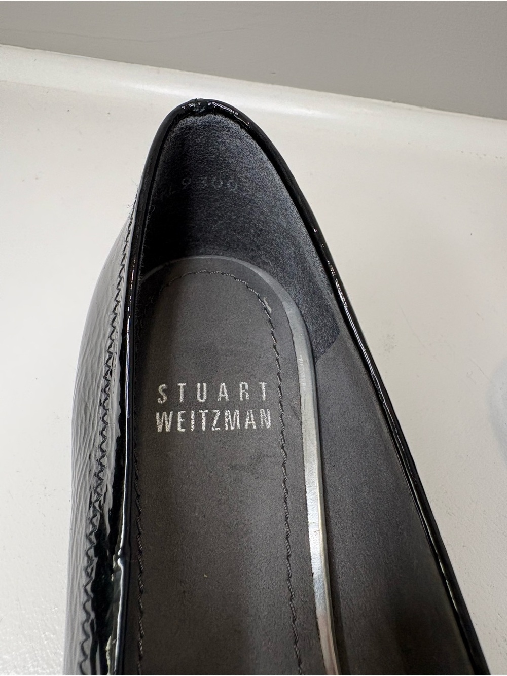 Stuart Weitzman Patent Leather Kitten Block Heel Pumps KL 93002 - Picture 5 of 11